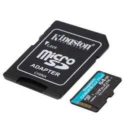 Kingston CanvasGo!Plus microSD kartica 64GB +adapt er
