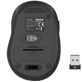 HAMA Bežični optički miš MW-400 V2, crveni 6 tastera