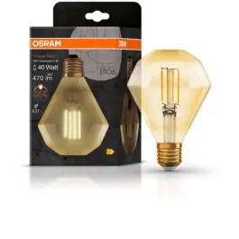 Vintage 1906 LED sijalica GOLD 40 4W/824 E27 DIAMOND