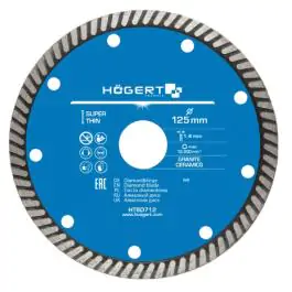 Dijamantski disk 125 mm, super tanak HT6D712 Hogert