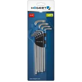 Torx ekstenzivni šestougaoni ključevi, 9 komada HT1W818 Hogert
