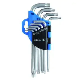 Set Torx ključeva, 9 komada, CrV čelik HT1W814 Hogert