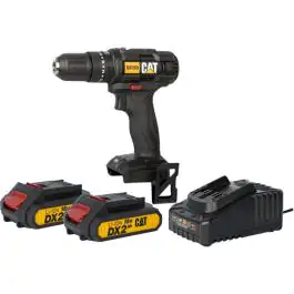 CAT DX155.1 aku vibraciona bušilica zavrtač 18V (50 Nm, 2×2.0Ah, 2A punjač, kofer)