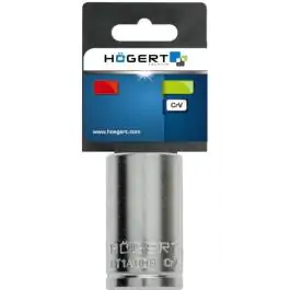 Nasadni ključ 1/4″, šesterokutni metrički, 9 mm, CrV50BV30, HT1A009 HogertDIN 3124, AS-drive