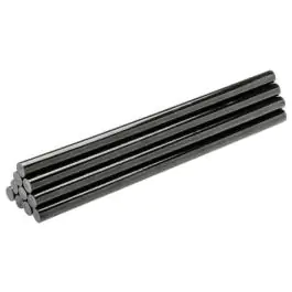 Crni lepljivi štapovi 250 mm, 12 komada