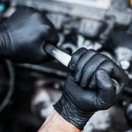 Jednokratne rukavice L Mercator GoGrip PRO crne bez pudera