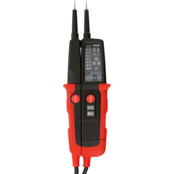 YATO dvopolni ispitivač napona sa RCD testom YT28330