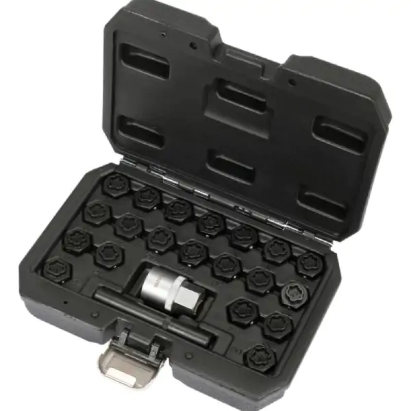 YATO set čaura za odvijanje sigurnosnih matica 22 YT06303