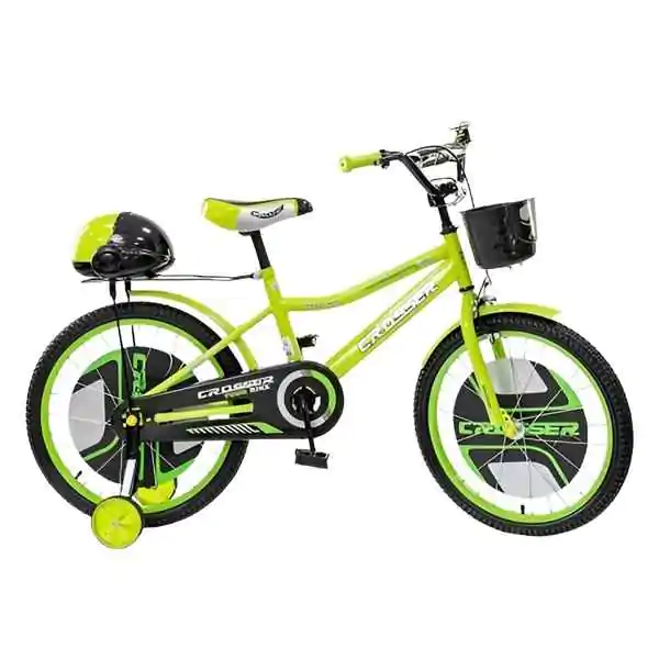 Dečiji bicikl sa pomoćnim točkovima ”Crosser” zelena 724-20”