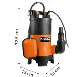 Potapajuća pumpa za prljavu vodu 400 W – NEO TOOLS 04-745