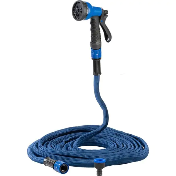Strend Pro Garden Flexi rastegljivo baštensko crevo sa pištoljem 11–22,5 m, 1/2"–3/4"