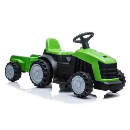 Dečiji traktor na akumulator sa prikolicom Zeleni 12675PS