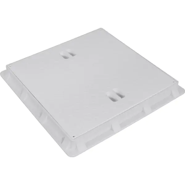 Poklopac za šaht PVC kockasti sivi 50 x 50 cm LuxWares