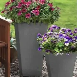 Saksija "SONATA"  EU5100070 svetlo siva