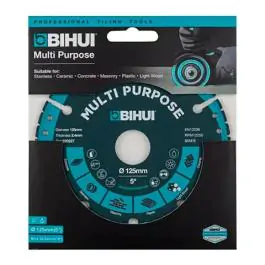 Dijamantska multifunkcionalna rezna ploča 125mm BIHUI DSBS125