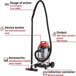 Einhell usisivač za suvo i mokro usisavanje TC-VC 3055 SA