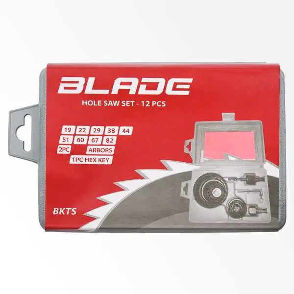 Set testera za rupe od ugljeničnog čelika, 12 kom – BLADE BKTS