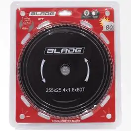 Kružna testera za trimer 255x25,4x1,6 mm 80Z - BLADE BTT