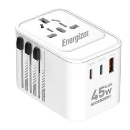 ENERGIZER univerzalni adapter EU/UK/US/AU, 45W sa 2 porta, USB-C i