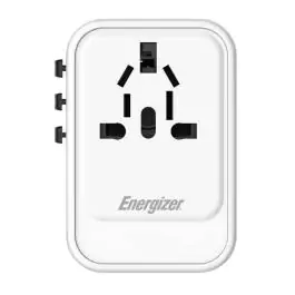 ENERGIZER univerzalni adapter EU/UK/US/AU, 45W sa 2 porta, USB-C i