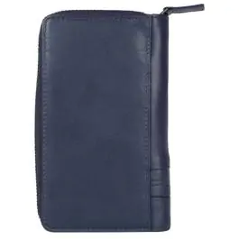 Novčanik kožni ženski srednji sa zipom i kopčom Pierre Cardin 2202TILAK130 plavi