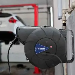 Automatska motalica sa kablom IP44, crna H07RN-F 3G1,5 L=18m Commel