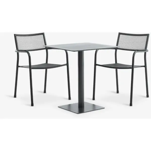 KAPPRUET D65 baštenski sto + 2 HEMSEDAL baštenske stolice crna S371338