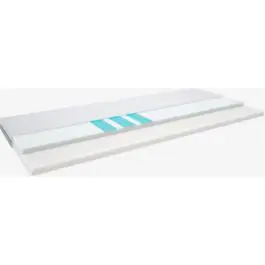 Naddušek 180x200cm WELLPUR BOKSELVI siva 3439581