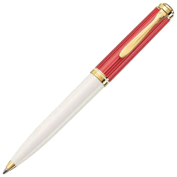 Olovka hemijska Souveran K600 u specijalnoj poklon kutiji Pelikan 823135 crveno-bela 000019919