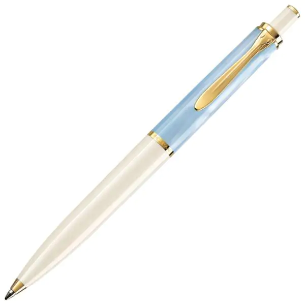 Olovka hemijska Classic K200+kožna bela futrola+poklon kutija G30 bela Pelikan 823036 past-plava 000024809