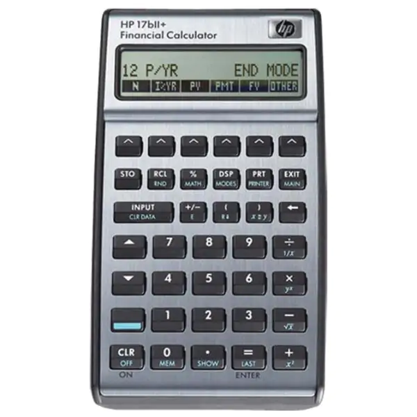 Kalkulator finansijski HP-17BIIPLUS /INT srebrni 000019752