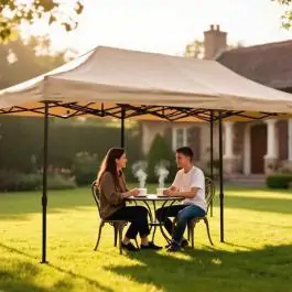 Sklopivi Progarden gazebo paviljon 3x6 bež