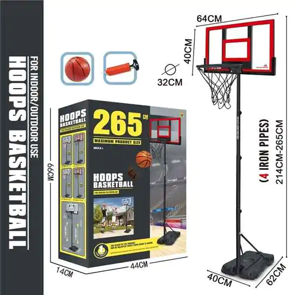 Dečiji koš sa postoljem 214-265 cm