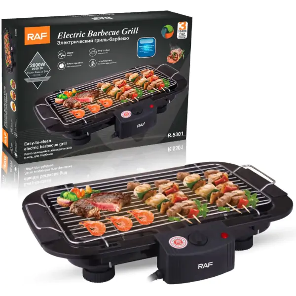 RAF R.5301 električni roštilj 2000W