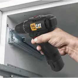 CAT DX1160 aku vibraciona bušilica zavrtač 12V Brushless, 38 Nm, 2 baterije 2.0Ah