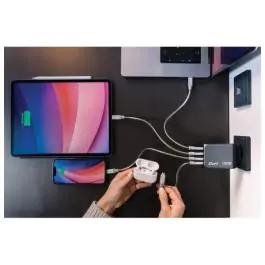 Punjač USB 4u1 100W GaN Verbatim 32202 crni blister 000021548