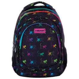 Ranac đački anatomski 3zipa AB330 Rainbow Kitty 24.Head 502023081 crno-roze 000021085