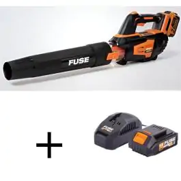 FUSE akumulatorski duvač za lišće Villager VBV 2420 – 18V bežični duvač sa turbo funkcijom + baterija 1.5Ah + punjač 2.4A Villager