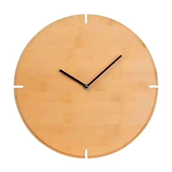 Zidni sat od bambusa 30cm ERIN