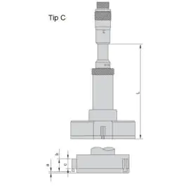 INSIZE Mikrometar trokraki 10-12 mm 3227-12