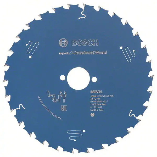 List kružne testere Expert for Construct Wood Bosch 2608644140, 200 x 30 x 2,0 mm, 30