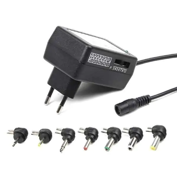 EG-MC-008 Gembird 12W Univerzalni AC-DC adapter 220V/12W na 3,4.5,5,6,7.5,9,12V 1A max