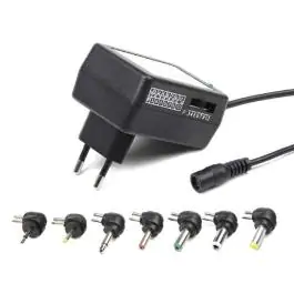 EG-MC-008 Gembird 12W Univerzalni AC-DC adapter 220V/12W na 3,4.5,5,6,7.5,9,12V 1A max