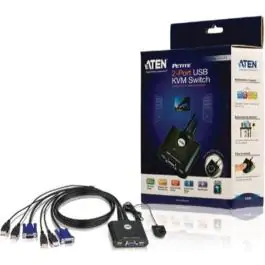CS22U-AT ATEN 2-port USB KVM switch sa kablovima