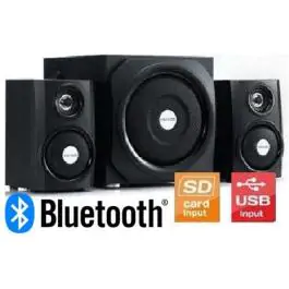 Microlab TMN9BT Aktivni drveni zvucnici 2.1 sistem 40W RMS (18W+2*11W) SD, USB, 3,5mm, Bluetooth