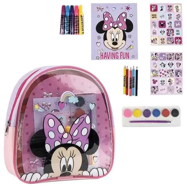 Ranac dečji sa setom za bojenje pk5 Minnie Cerda 2700001592 roze