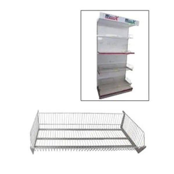Košara za policu za prodavnice 1188x450x200mm WOMAX
