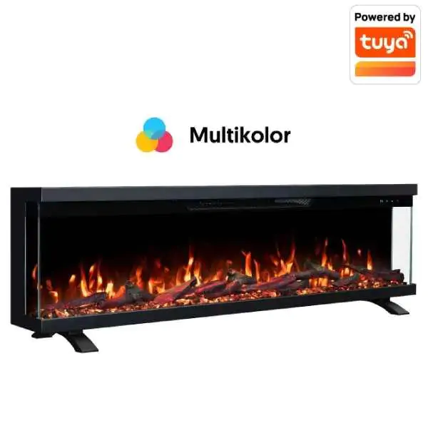 PROSTO smart elekt. panorama 50" 3u1 kamin 1800W