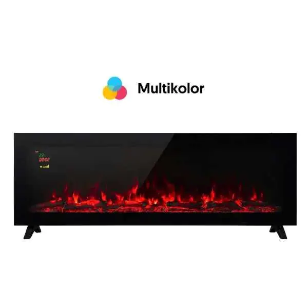 PROSTO 2u1 električni 60" multikolor kamin 2000W