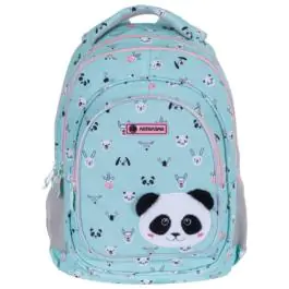 Ranac đački anatomski 3zipa AB330 Teddy Panda 24./25.Astrabag 502023069 tirkizni